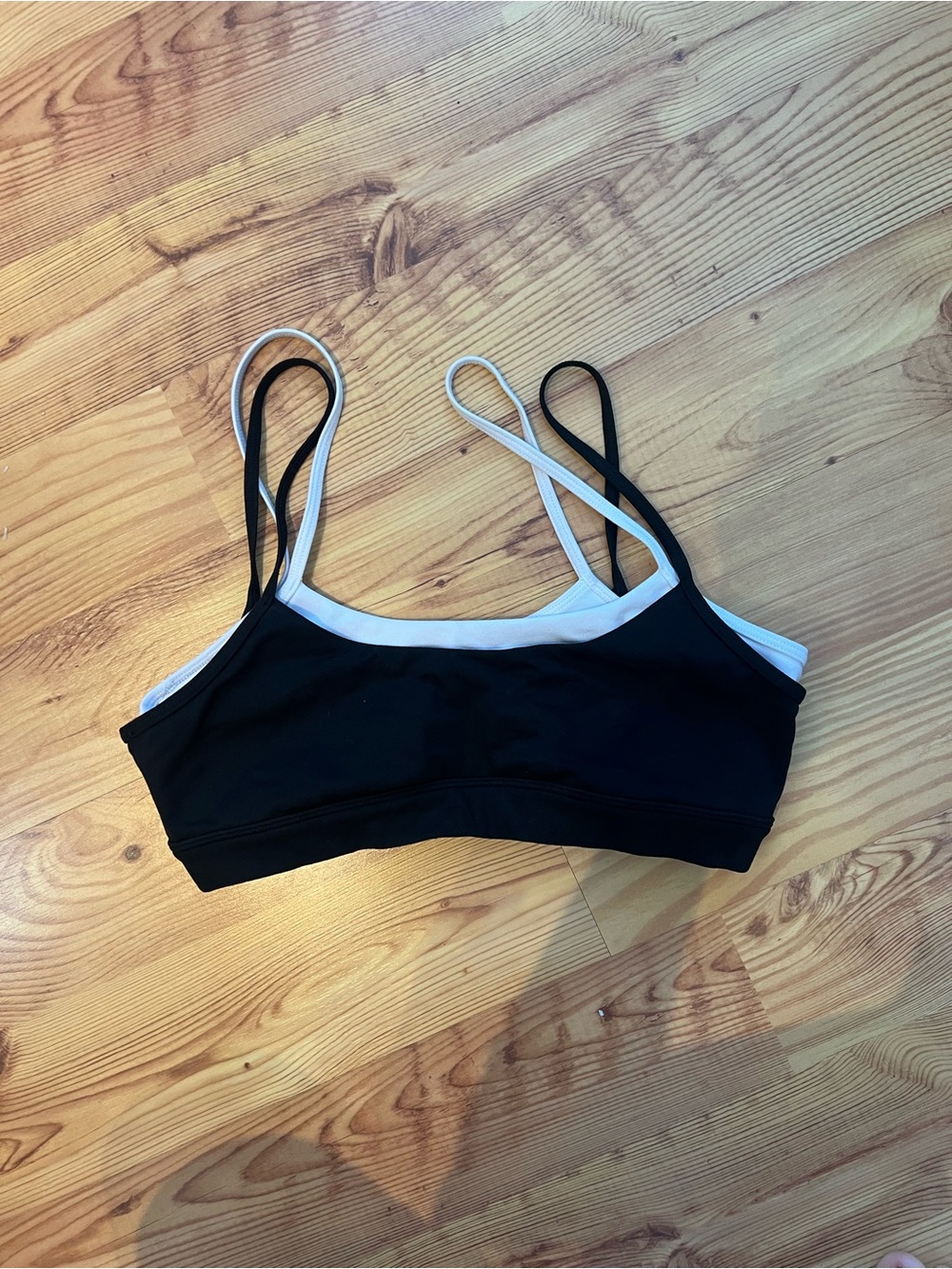 Alo Yoga double up bra in black